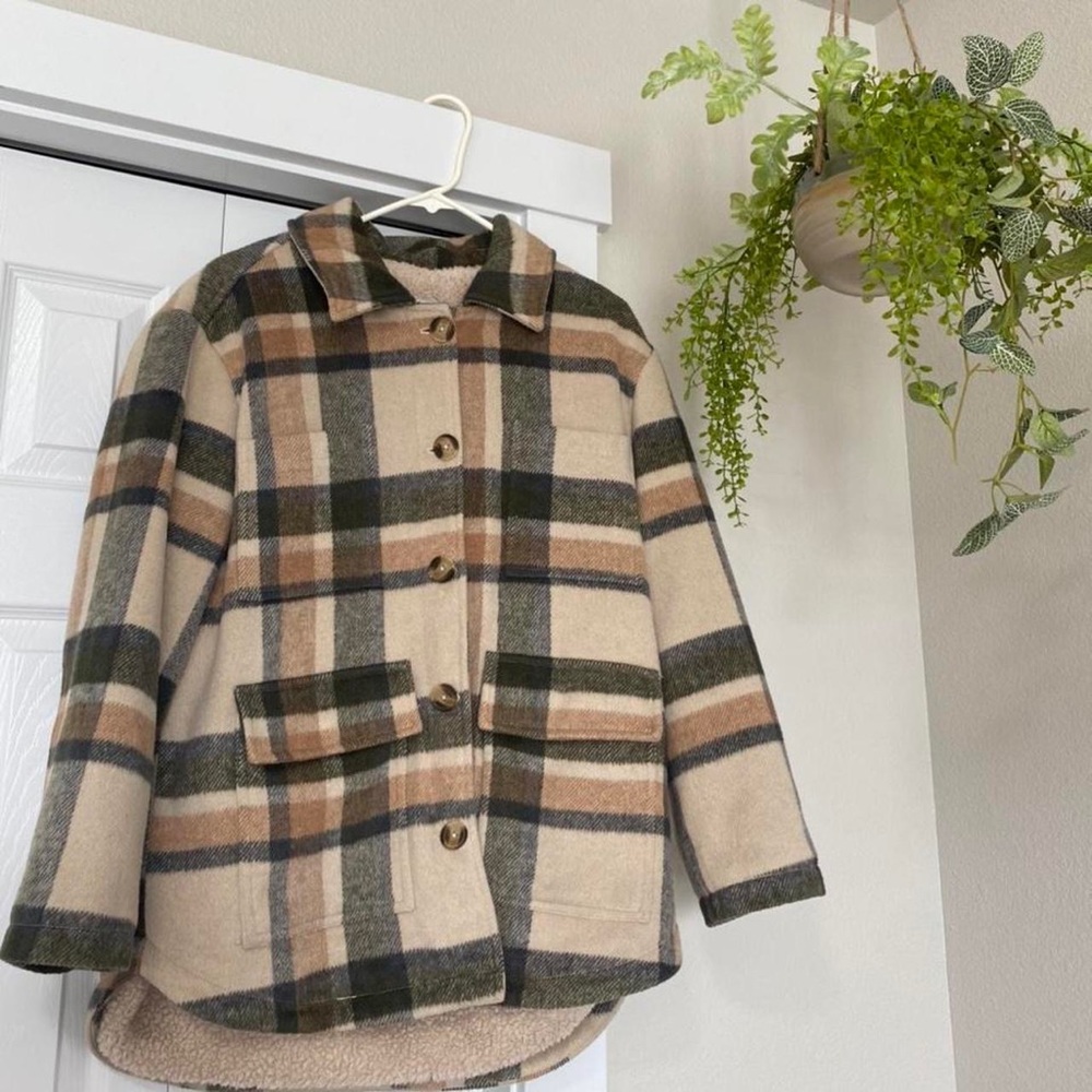 Plaid coat